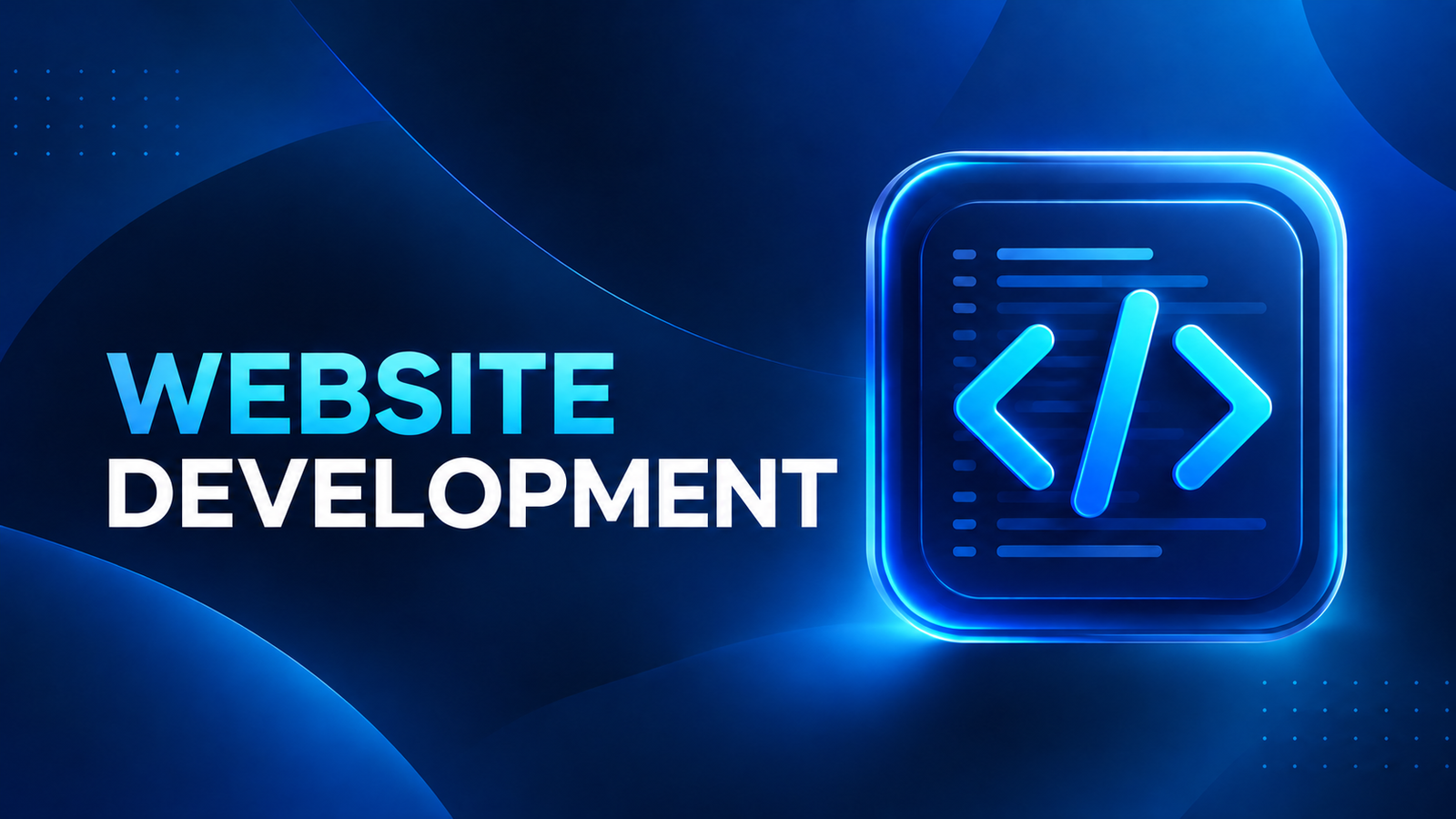 Custom and CMS website development services for businesses