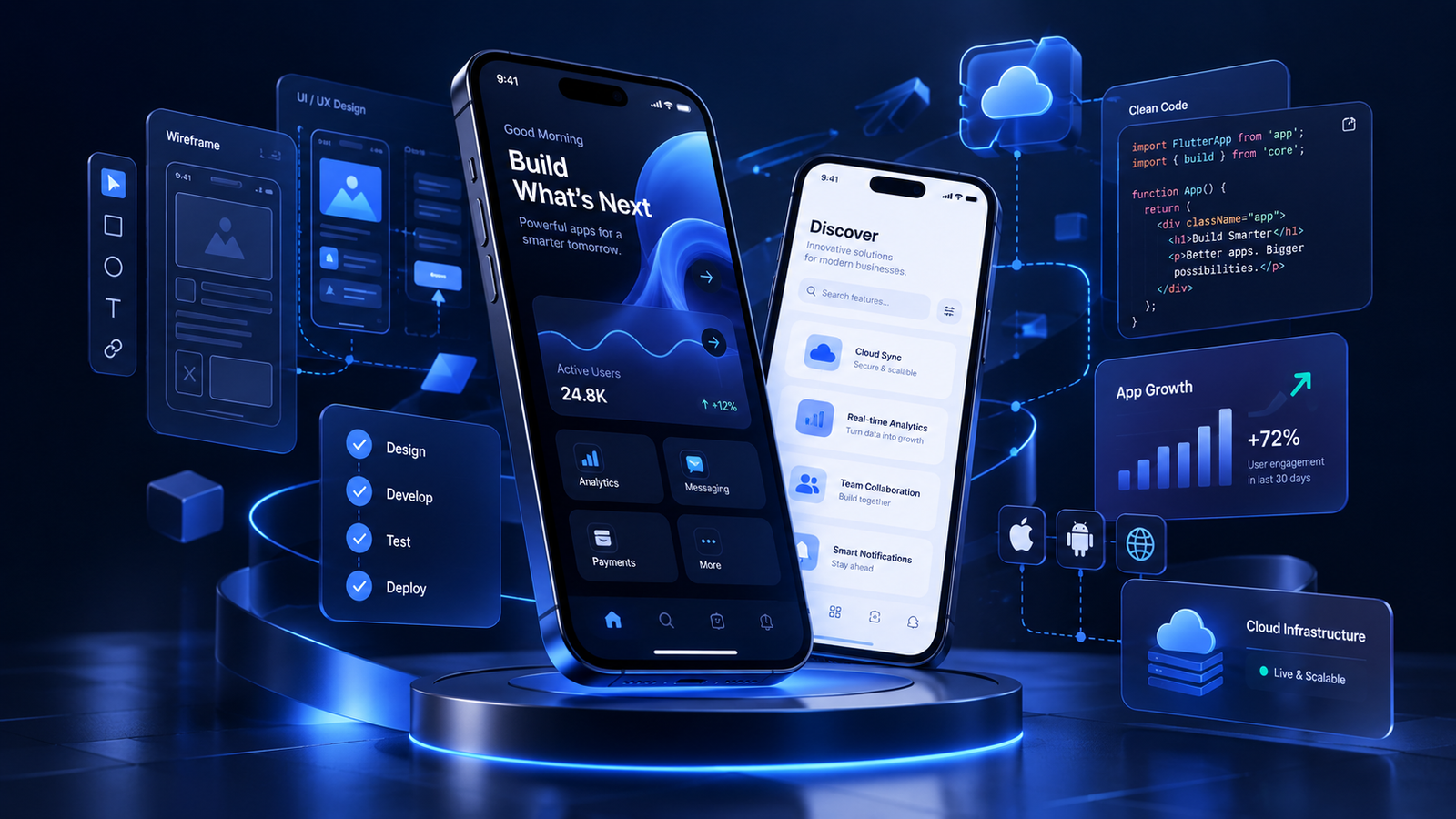 Android and iOS mobile app development services